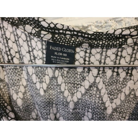 Faded Glory Womens Dress Extra Large XL Sheath Maxi Sleeveless GEO24E - Picture 9 of 9